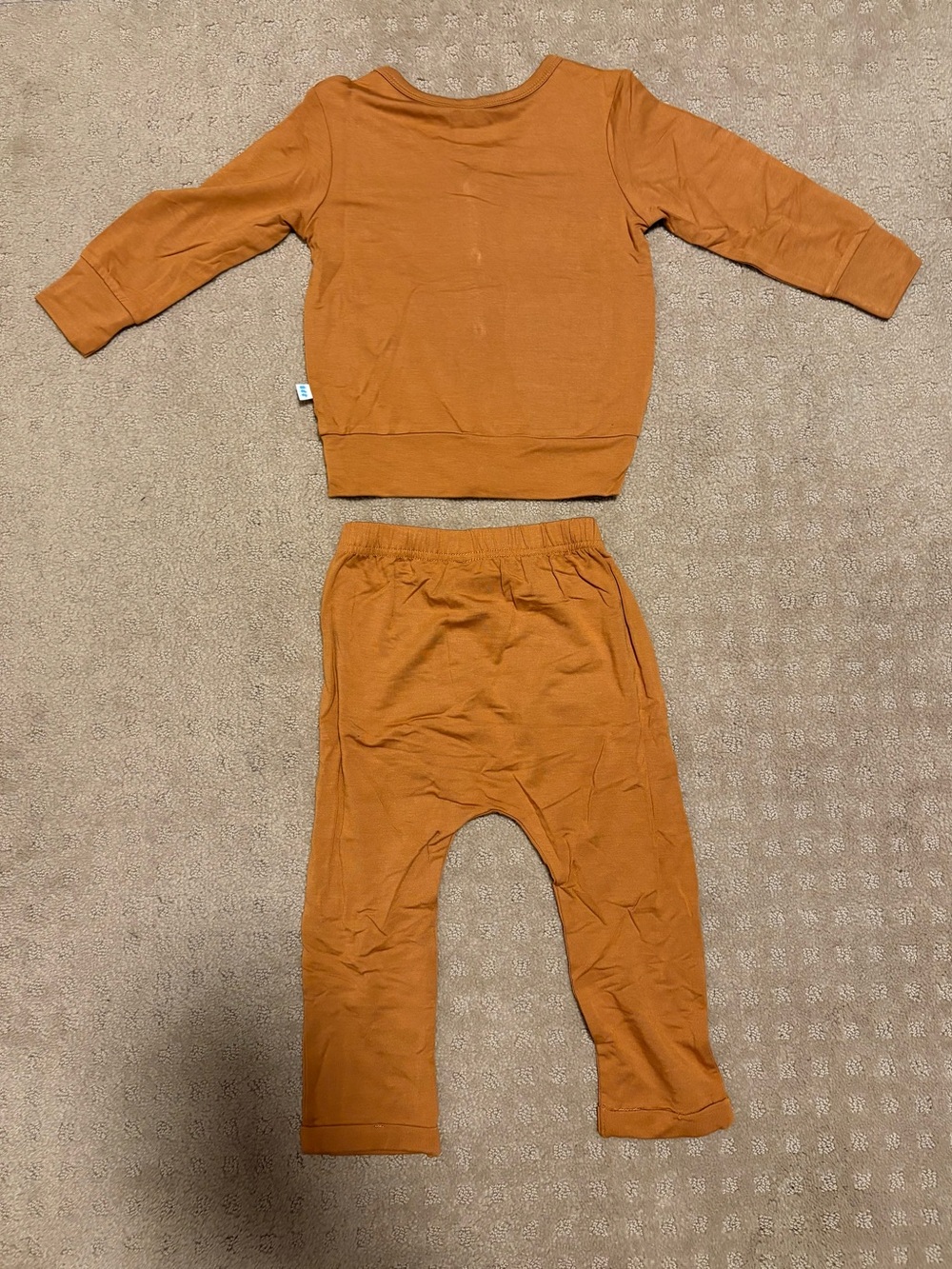 Bamboo Rust Orange Two-Piece Set - Picture 4 of 4